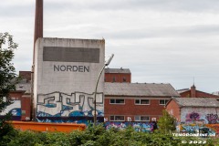 Abriss-Abbrucharbeiten-Kornbennerei-Doornkaatgelaende-Norden-2.8.2022-0049