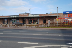 Bahnhhof Norden mit Burger King Stäbchen Bahnhofstraße  Februar 2019