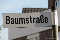 Straßenschild Baumstraße Norden 16.2.2019-1