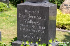 Hajo-Bernhard-Wolbergs-Grabstein-Grab-Parkfriedhof-Stadt-Norden-6.8.2022-41