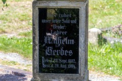 Lehrer-Wilhelm-Gerdes-Grabstein-Grab-Parkfriedhof-Stadt-Norden-6.8.2022-11