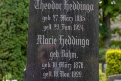 Theodor-Heddinga-Marie-Heddinga-Grabstein-Grab-Parkfriedhof-Stadt-Norden-6.8.2022-29