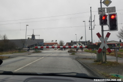 Heerstraße Bahnübergang   Norden-Januar 2019-1
