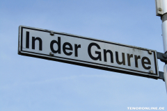 Straßenschild In der Gnurre Norden 16.2.2019-1