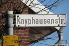 Straßenschild Knyphausenstraße Norden 15.2.2019-1