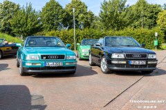 Audi-Typ-89-Kuestencabrio-Berumbur-Dorfplatz-morgens-15.7.2023-3