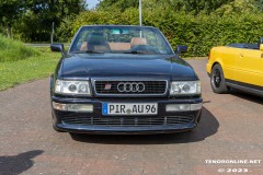 Audi-Typ-89-Kuestencabrio-Berumbur-Dorfplatz-morgens-15.7.2023-4