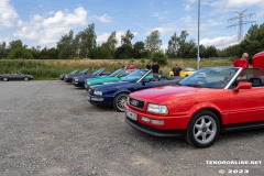 Audi-Typ-89-Kuestencabrio-Papenburg-Meyerwerft-Parkplatz-15.7.2023-1