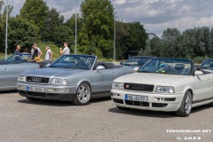 Audi-Typ-89-Kuestencabrio-Papenburg-Meyerwerft-Parkplatz-15.7.2023-2