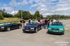 Audi-Typ-89-Kuestencabrio-Papenburg-Meyerwerft-Parkplatz-15.7.2023-7