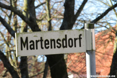 Straßenschild Martensdorf Norden 15.2.2019-1