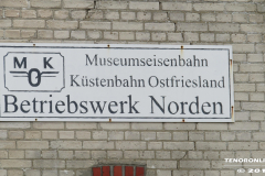 Schild Museumseisenbahn Küstenbahn Ostfriesland MKO Norden 19.2.2019-1
