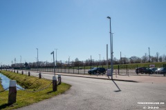 Parkplätze-Reederei-Frisia-Zum-Inselparkplatz-Norddeich-Stadt-Norden-22.3.2020-1