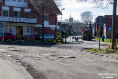 Baustelle-Schulstraße-Große-Mühlenstraße-Vorbereitungen-Asphaltieren-Tell-Bau-Stadt-Norden-11.3.2020-3