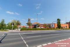 Blick-vom-Burggraben-richtung-Norder-Tor-Popke-Fegter-PlatzStadt-Norden-5.6.2023-49