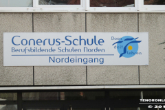 Eingangsschild BBS Berufsschule Norden Schulstraße Norden 17.2.2019-1