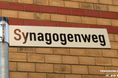Straßenschild Synagogenweg  Norden 16.2.2019-1