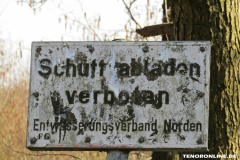Schutt abladen verboten Verschönerungsweg Norden März 8.3.2019-2