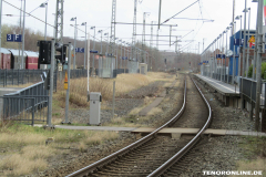 Bahngleise Bahnhof ZOB Norden März 8.3.2019-2