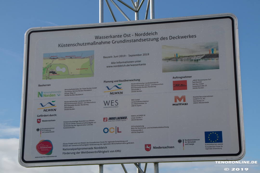 Baustelle Norddeich – Vorbereitungen für Masterplan Wasserkante