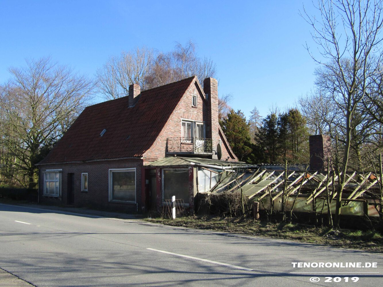 Die ehemalige Gärtnerei Goldenstein Wurzeldeicher Straße Norden