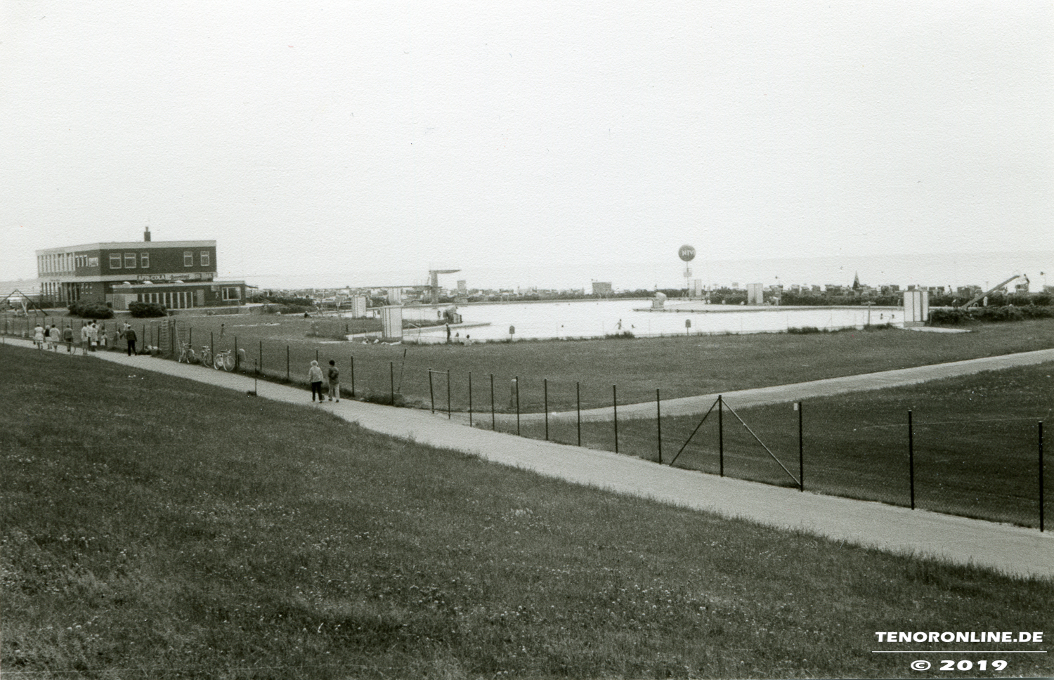 Freibad Norddeich in den 1980er Jahren