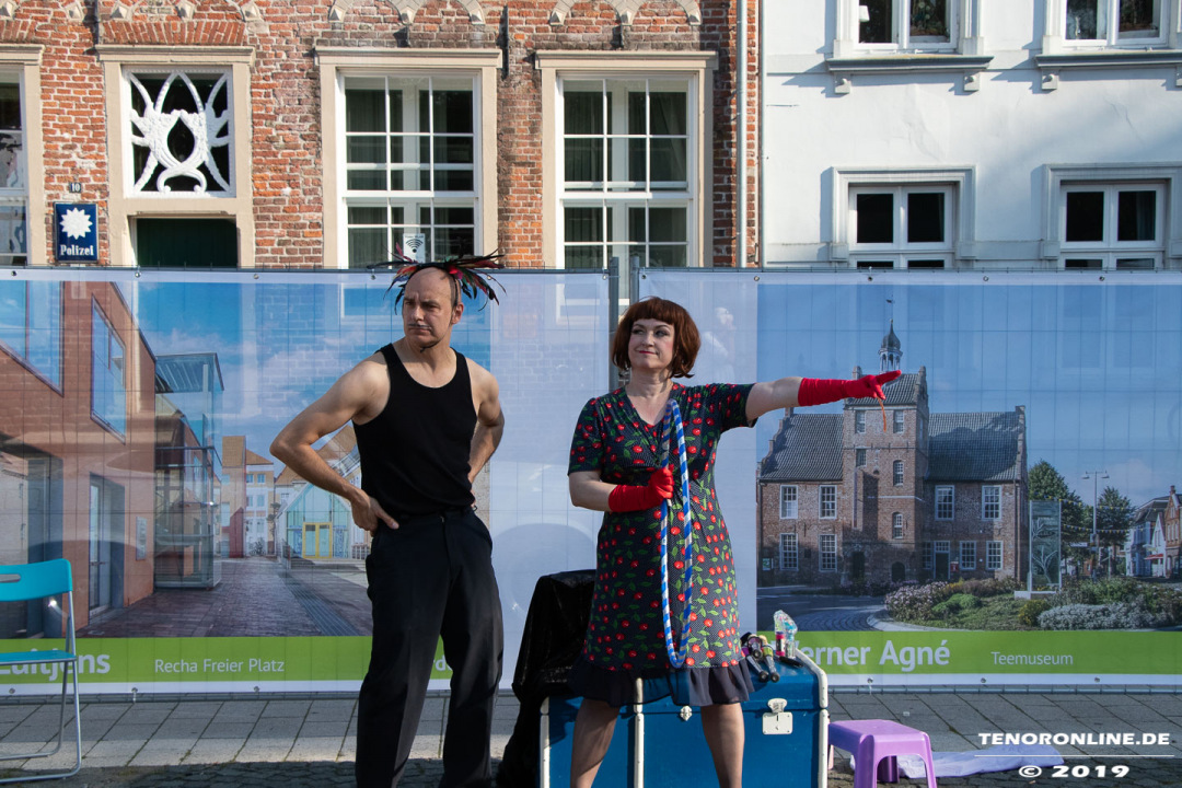 Straßenkunstfestival Norden 2019 – Duo Diagonal