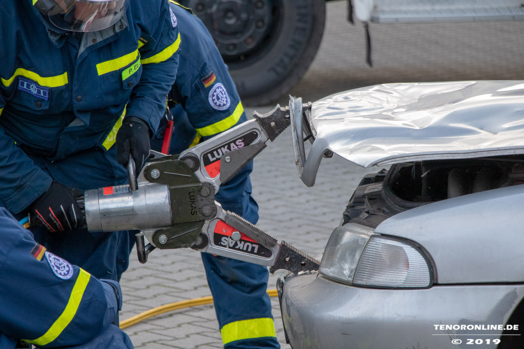 THW Ortsverband Norden Verkehrsunfall Übung mit dem DRK