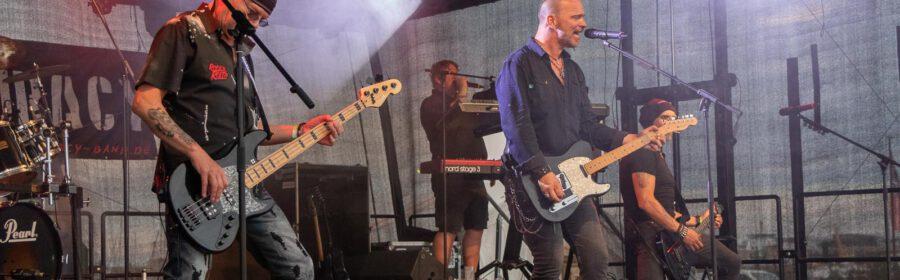 Norddeich – Liveband Accuracy auf den 10. Feuerwehrtagen am 30.7.2022