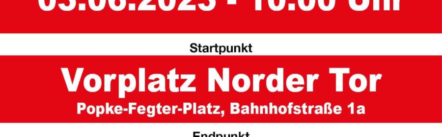 Norden – Demo für den Erhalt des Krankenhauses am 3.6.2023