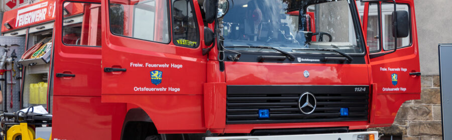Hage – Brennender Kleinlastkraftwagen 7.8.2023